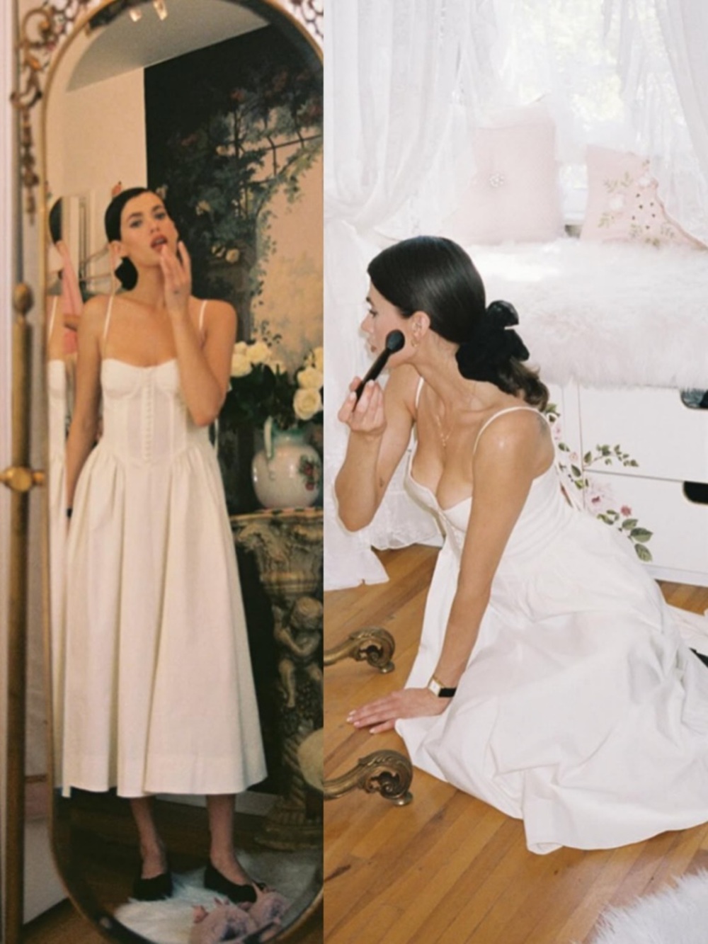 LPA Sarita Midi Dress in coconut milk Size Large NEW! New with tags!